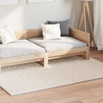 vidaXL Tapis de surface HUARTE Beige 200 x 140 cm Polyester