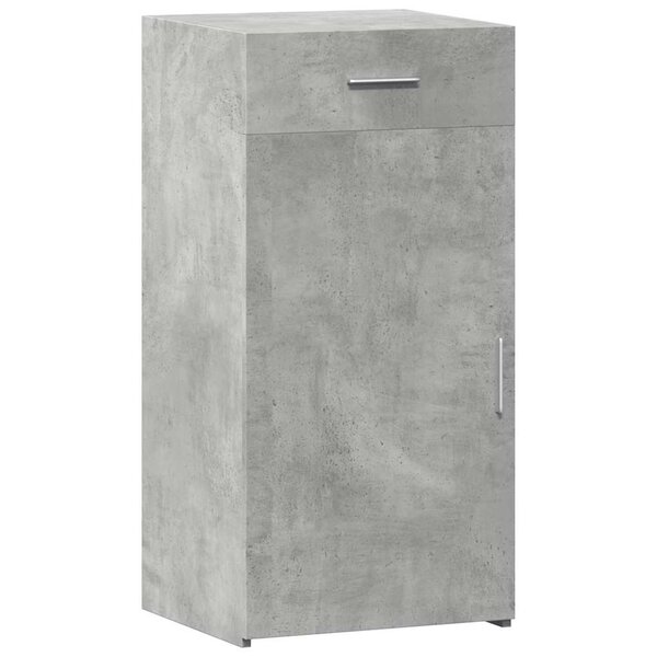 vidaXL Buffet gris béton 45x42 5x93 cm bois d'ingénierie