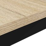 vidaXL Table basse Sonoma 80 x 80 x 45 cm Bois d'ingénierie