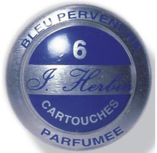 Boîte de 6 cartouches d'encre standard Bleu pervenche HERBIN