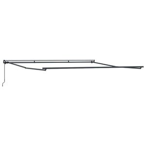 vidaXL Auvent Anthracite 4 × 3 5 m Métal