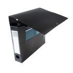 Boite De Classement À Pression Dos 60mm Polypropylène 7/10e Opaque - A4 - Noir - X 10 - Exacompta
