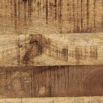 vidaXL Meuble TV 160x42x40 cm bois massif de manguier brut