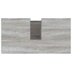 vidaXL Armoire de bain sonoma gris 65x33x60 cm bois d'ingénierie