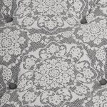 Coussin de palette vidaXL gris clair 120x80x12 cm en tissu