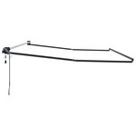 vidaXL Cadre de store rétractable électrique Anthracite 4 x 2 m