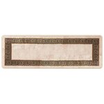 vidaXL Coureur de Tapis MARSA Noir 50 x 150 cm Polyester et PVC