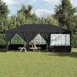 vidaXL Tente de fête Anthracite  Blanc 600 x 400 x 266 cm