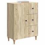 vidaXL Buffet Chêne Sonoma 66 x 34 5 x 90 cm Bois d'ingénierie