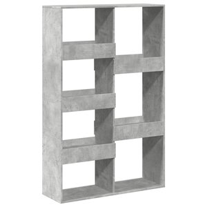 vidaXL Cloison de séparation gris béton 100x33x155 5cm bois ingénierie
