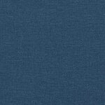 vidaXL Cadre de lit Dover bleu 200x200 cm tissu