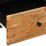 vidaXL Meuble TV Marron 100 x 33 x 46 cm Bois de mangue massif