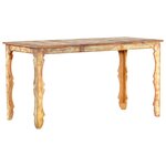 vidaXL Table de salle à manger 140x70x76cm Bois de récupération massif