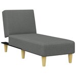vidaXL Ensemble de canapés 2 Pièces gris foncé tissu