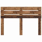 vidaXL Tête de lit Bois Ancien 150 cm Bois d'ingénierie