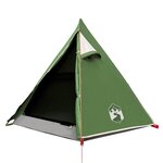 vidaXL Tente de camping à dôme 2 personne vert imperméable
