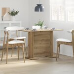 Table de salle à manger vidaXL en chêne artisanal 110x60x75 cm en bois d'ingénierie