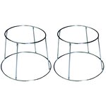 2 supports inox pour plateau de fruits de mer