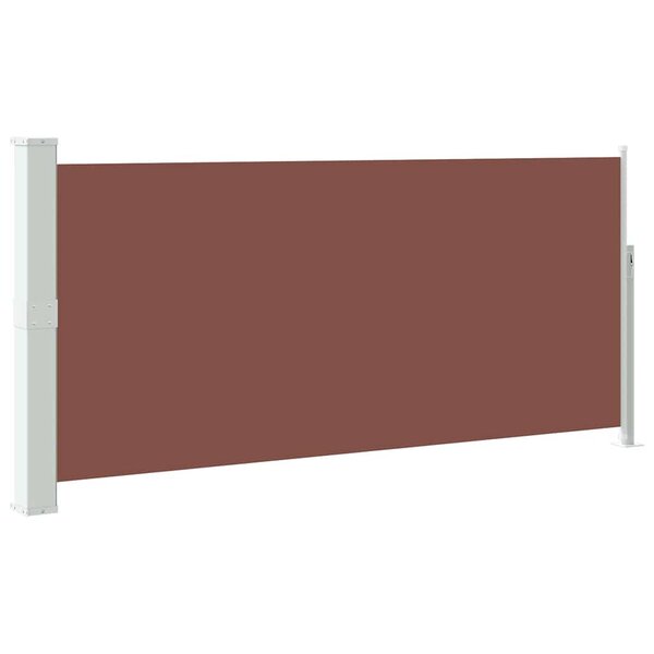 vidaXL Auvent latéral rétractable 140 x 300 cm Marron