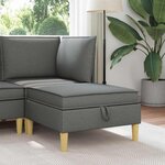 vidaXL Sofa avec rangement Tissu