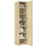 vidaXL Buffet haut chêne sonoma 40x42 5x185 cm bois d'ingénierie