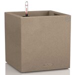 LECHUZA Jardinière Canto Color Square 40 ALL-IN-ONE Beige 13721