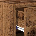 Buffet vidaXL en bois ancien 30x42 5x93 cm en bois aggloméré