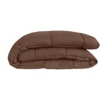 Couette chaude Microfibre Chocolat & Corai140 x 200 cm