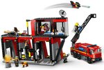 LEGO City - Caserne de Pompiers et Camion - 60414 : Aventure Épique pour Enfants