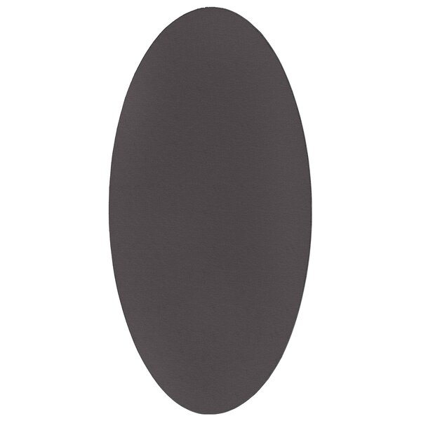 vidaXL Tapis "HUARTE" Anthracite 100x200 cm Ovale