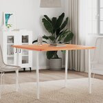 vidaXL Dessus de table 90x90x2 5 cm carré bois massif de hêtre