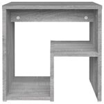 vidaXL Table de chevet Sonoma gris 40x30x40 cm Bois d'ingénierie