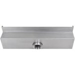 vidaXL Lame d'eau rectangulaire 45 cm Acier inoxydable pour piscine