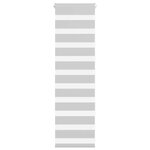 vidaXL Store zèbre gris clair largeur du tissu 35 9 cm polyester