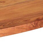 vidaXL Dessus de table 120x60x2 5 cm ovale bois massif d'acacia