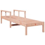 vidaXL Chaise longue 199 5x62x55 cm bois massif de douglas