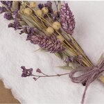Bouquet de fleurs séchées lilas