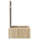 vidaXL Table de Toilette Marron 60 x 40 x 70 cm Bois d'ingénierie