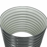 vidaXL Lit surélevé de jardin 80x80x81 cm Acier galvanisé Gris