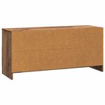 vidaXL Meuble TV Bois ancien 102 x 34 5 x 47 cm Bois d'ingénierie