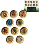 Monnaie LADYBIRDS Wonder World Set 10 Or 3000 Francs Chad (PRÉCOMMANDE)