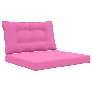 vidaXL Coussin de canapé d'extérieur Polyester Rose 80 x 68 5 cm