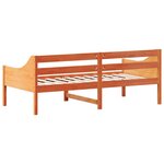 vidaXL Lit de jour sans matelas cire marron 75x190 cm pin massif