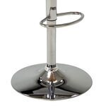 vidaXL Tabouret de bar Crème Bois courbé et similicuir