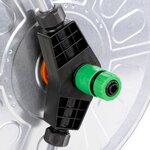 vidaXL Chariot enrouleur pour tuyau de 60 m 1/2" acier