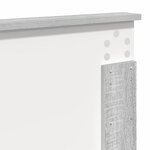 vidaXL Tête de lit Gris Sonoma 160 cm Bois d'ingénierie