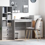 vidaXL Bureau Sonoma Gris 80x50x76 cm Bois d'ingénierie