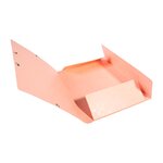 Chemise à élastique 3 rabats carton exacompta aquarel  24 x 32 dos 3 cm couleurs assorties - lot de 5