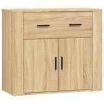 vidaXL Buffets 3 Pièces Chêne sonoma Bois d'ingénierie