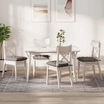 vidaXL Coussins de siège 2 Pièces Taupe 40 x 40 x 6 cm tissu